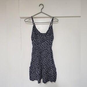 ROMWE Floral Flowy Dress